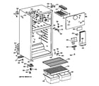 GE TBG16SAZFRAD cabinet diagram