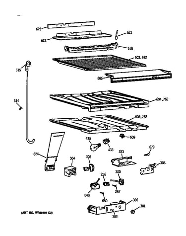 Compartment separator parts