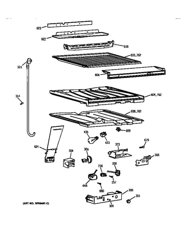 Compartment separator parts