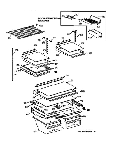 Shelf parts