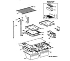 GE TBX22VIBDRWW shelf parts diagram