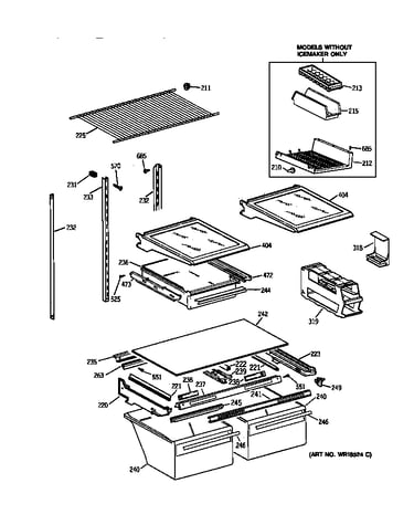 Shelf parts
