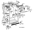 GE TBX22ZIBBRAA cabinet parts diagram