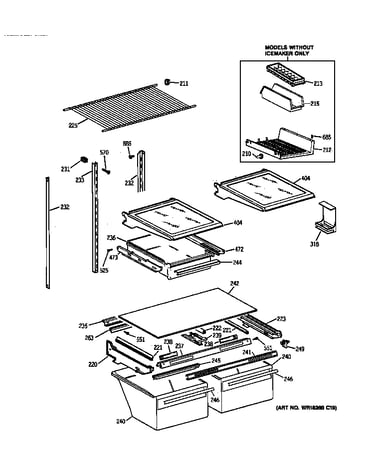 Shelf parts
