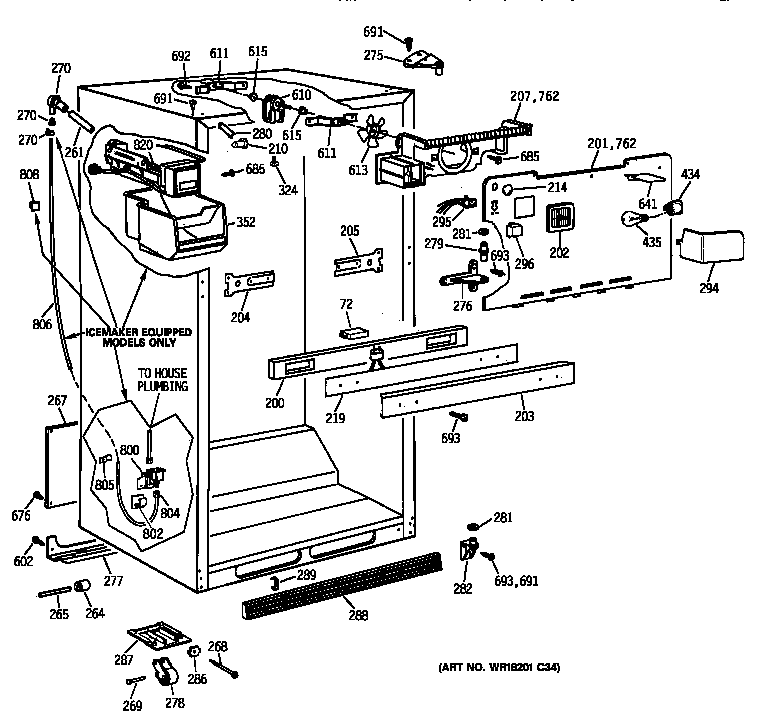 Cabinet parts