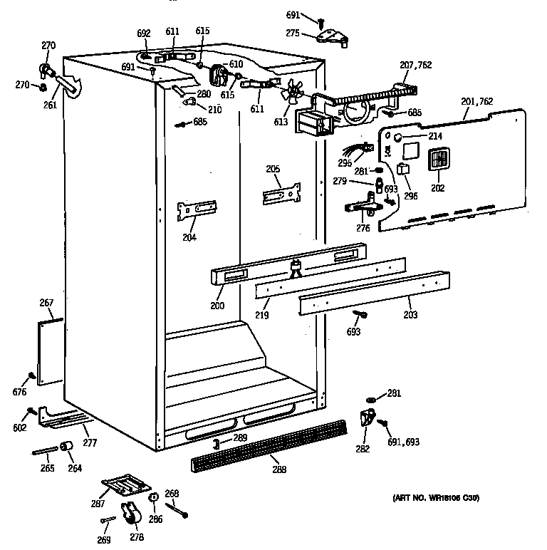 Cabinet parts