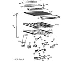 GE TBX21MABBRAA compartment separator parts diagram