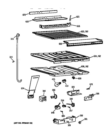 Compartment separator parts