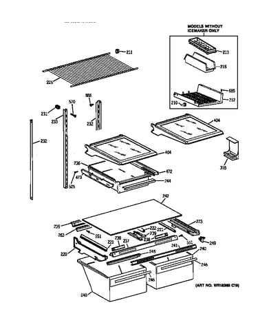 Shelf parts