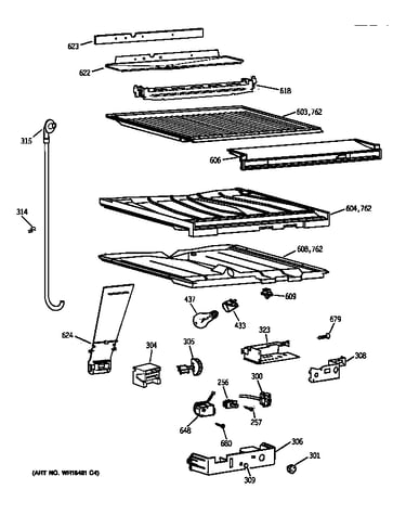 Compartment separator parts