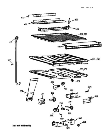 Compartment separator parts