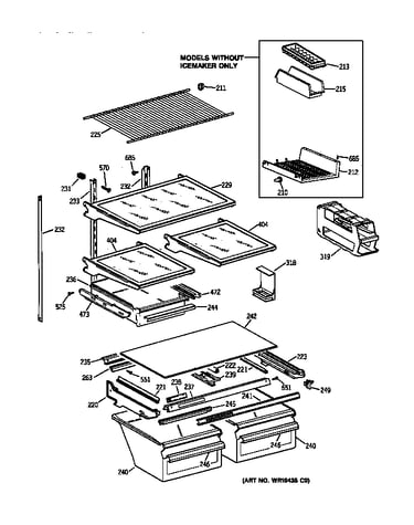 Shelf parts