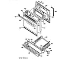 Hotpoint RGB530BEA1WH door & drawer parts diagram