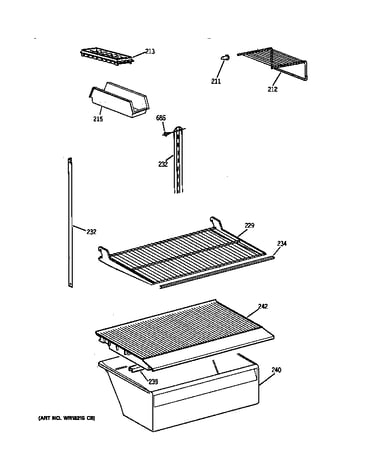 Shelf parts