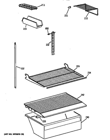 Shelf parts