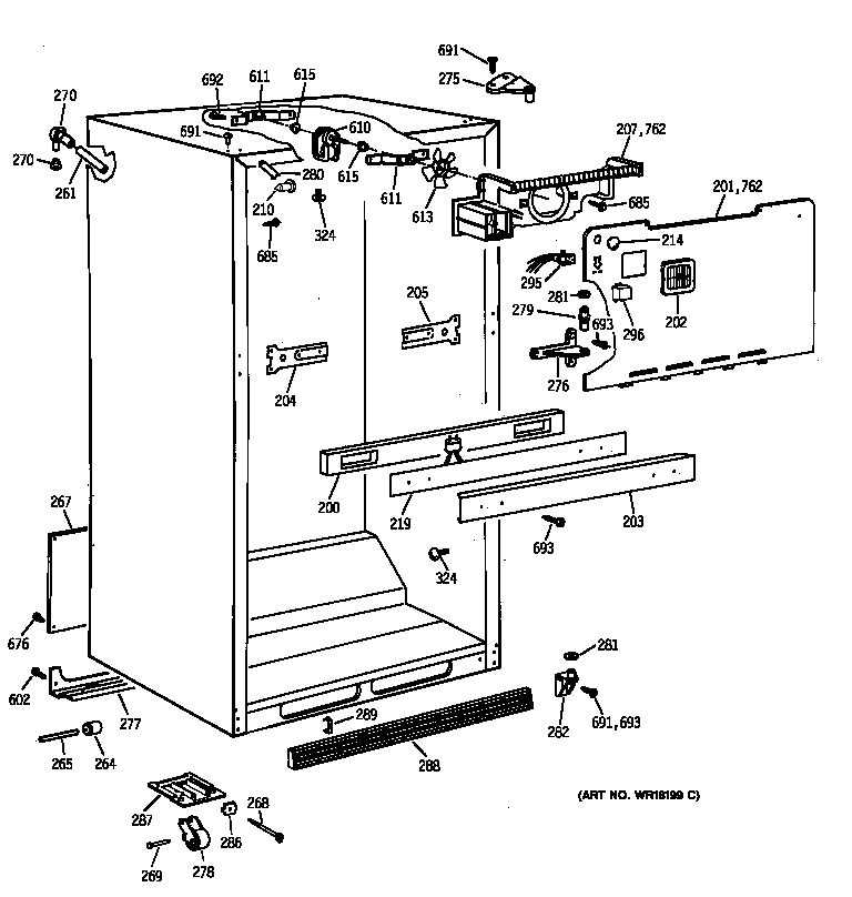 Cabinet parts