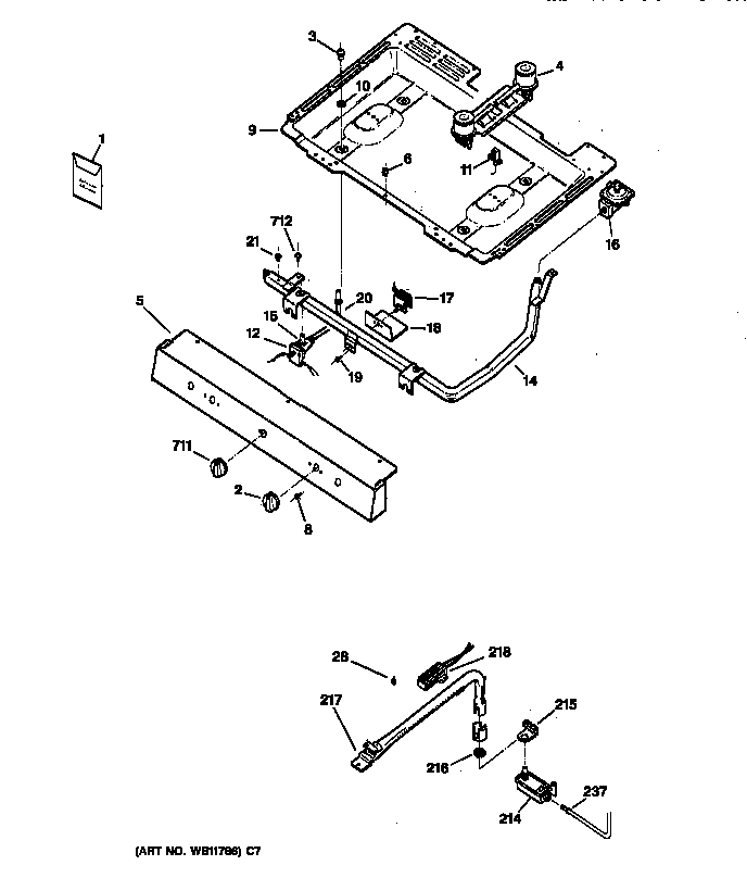 Gas & burner parts