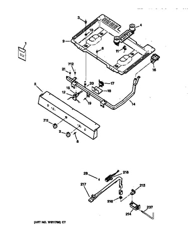 Gas & burner parts