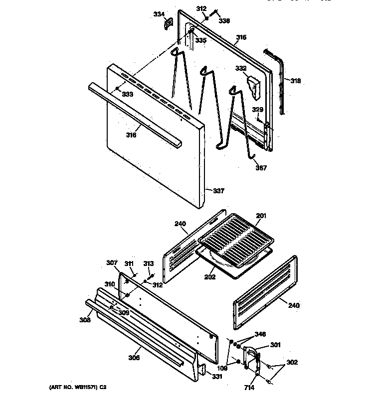 Door & drawer parts