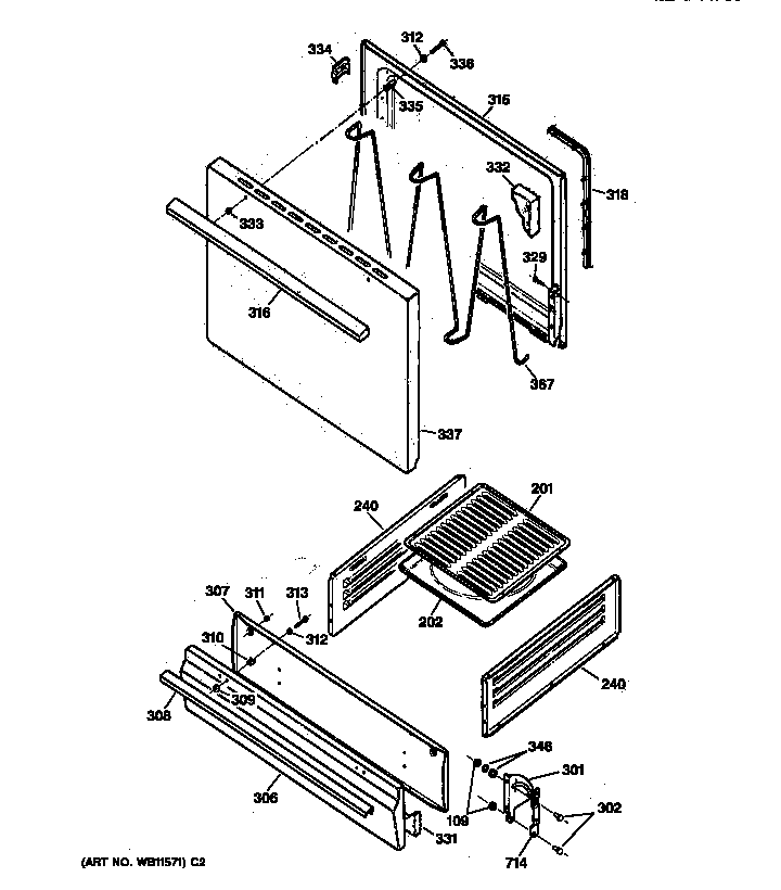 Door & drawer parts