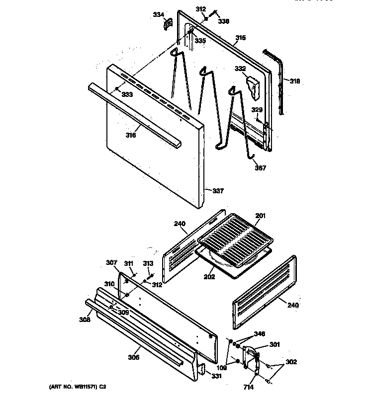 Door & drawer parts