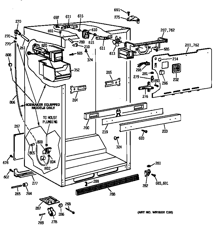 Cabinet parts