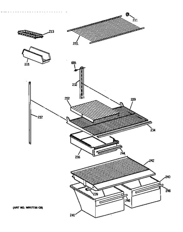 Shelf parts