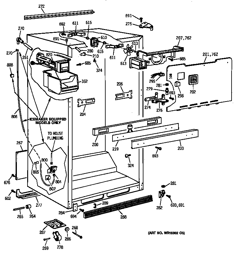 Cabinet parts