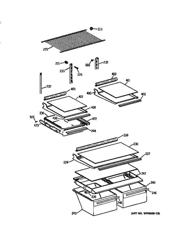 Shelf parts