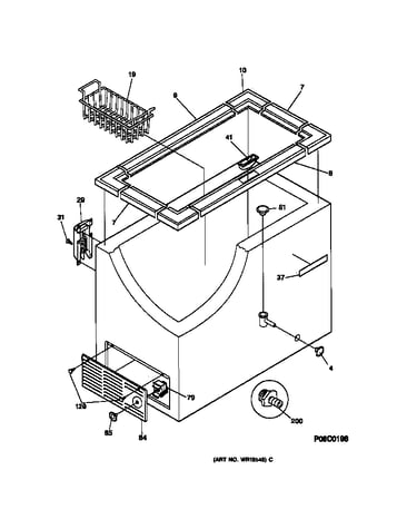 Cabinet, controls & shelves