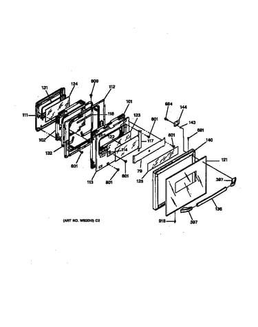 Oven door