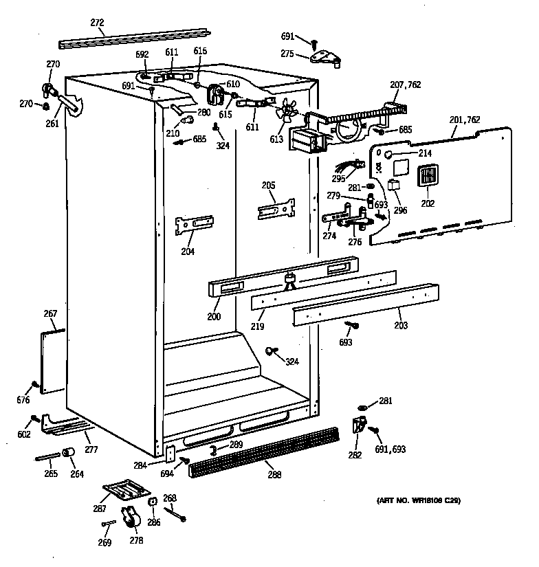 Cabinet parts