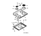 Hotpoint RB754PY2AD cooktop diagram
