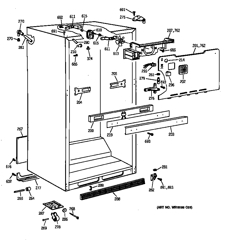Cabinet parts