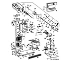 GE MSX22GRBAAA freezer section diagram
