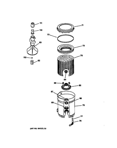 Basket & agitator