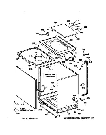Cabinet, cover & front panel