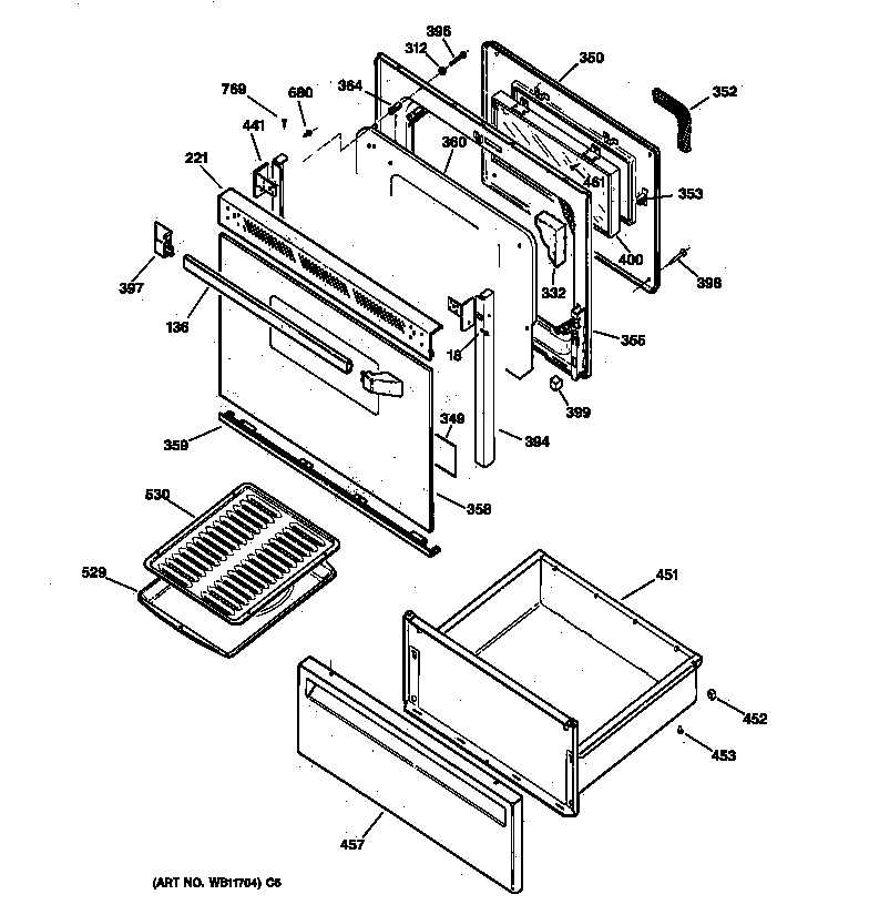 Door & drawer parts