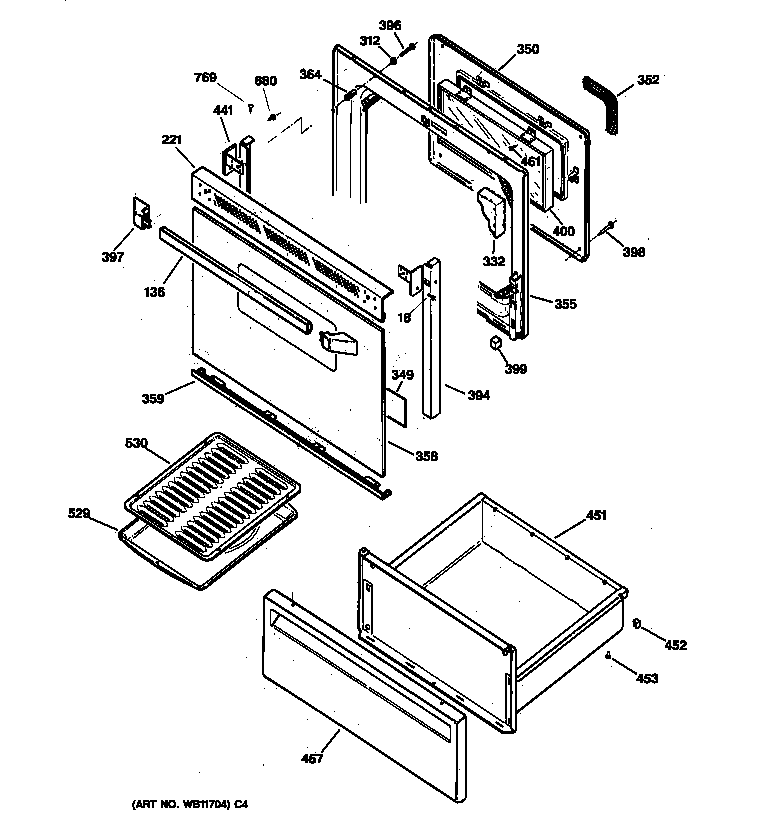 Door & drawer parts