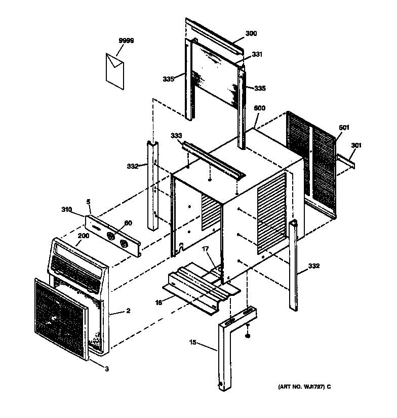 Front panel & exterior parts