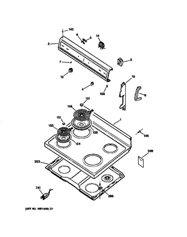 Control panel & cooktop