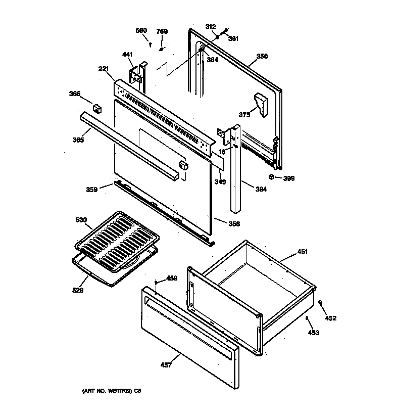 Door & drawer parts
