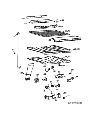 Compartment separator parts