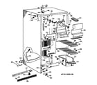 Hotpoint CSK22GABAAA freezer section diagram