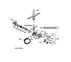 GE GSD3430Z02WW motor-pump mechanism diagram