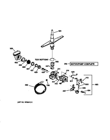 Motor-pump mechanism