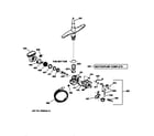 GE GSD4320Z02BB motor-pump mechanism diagram