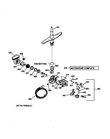Motor-pump mechanism