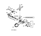 GE GSD4325Z02BB motor-pump mechanism diagram