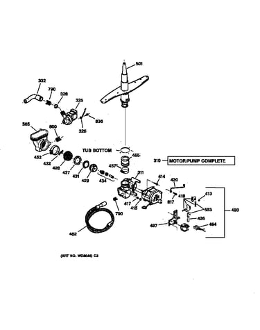 Motor-pump mechanism